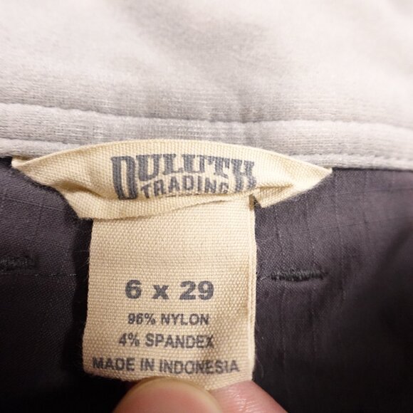 Duluth Trading Heirloom Gardening Pants Women’s 6 Gray Cargo Utility - Picture 4 of 13